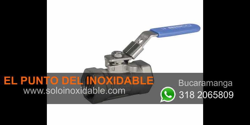 imagen de valvulas de bola de acero inoxidable bogota