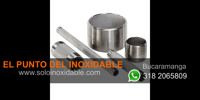 imagen de niples de acero inoxidable yopal