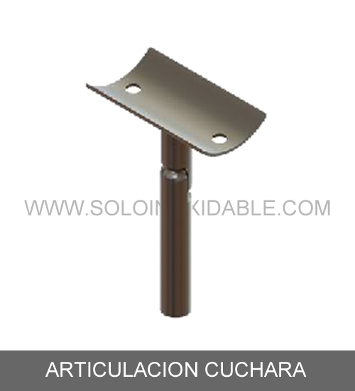 articulacion cuchara de acero inoxidable