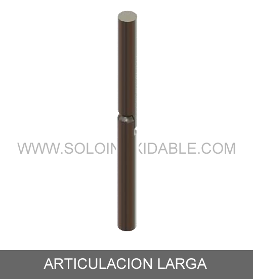 articulacion larga de acero inoxidable