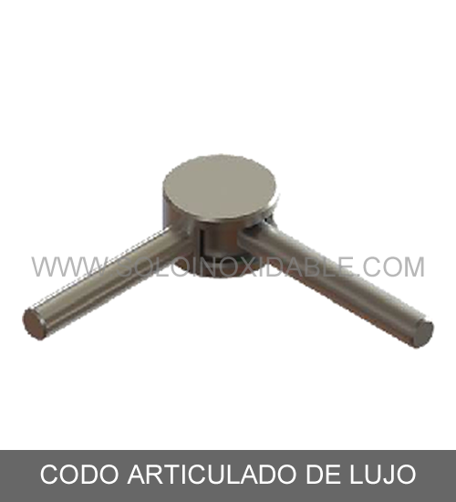 codo articulado de lujo de acero inoxidable