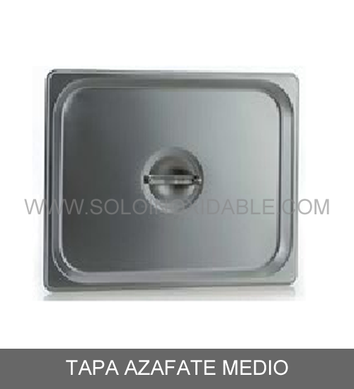 tapa para azafate medio de acero inoxidable