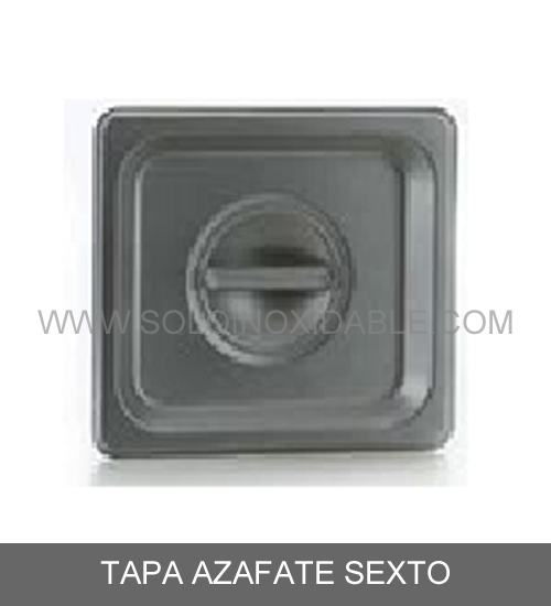 tapa para azafate sexto de acero inoxidable