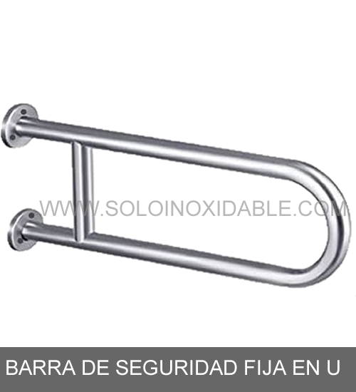barra para discapacitados tipo fija en u