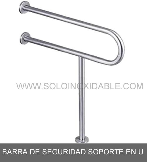 barra para discapacitados tipo fija en u