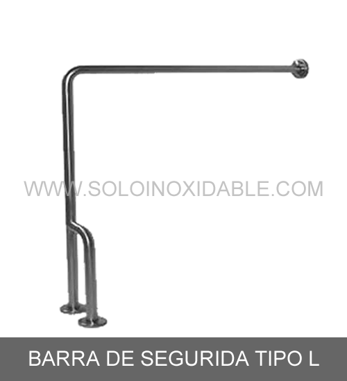 barra para discapacitados tipo l