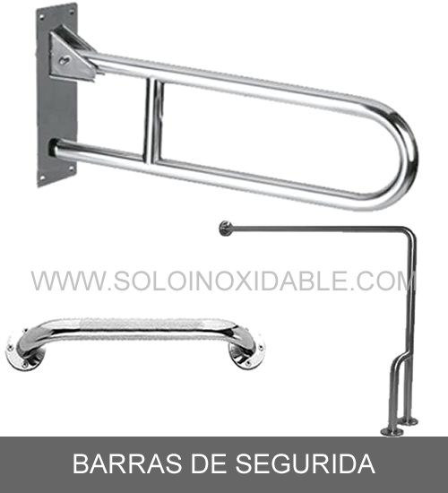 barras para discapacitados de acero inoxidable