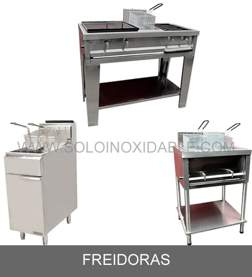 freidoras de acero inoxidable