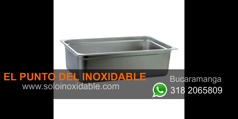 Azafate inoxidable full x 15
