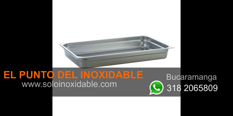 Azafate inoxidable full x 6