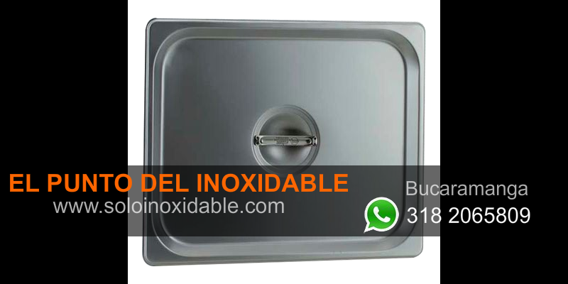 Tapa Azafate inoxidable medio