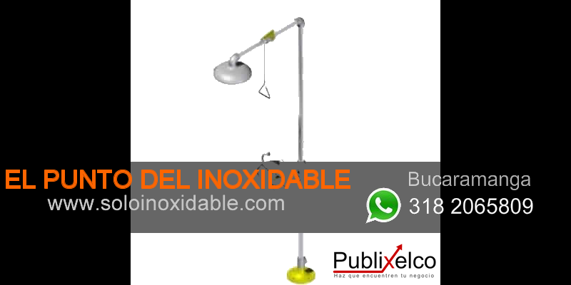 imagen de ducha mixta de acero inoxidable bucaramanga