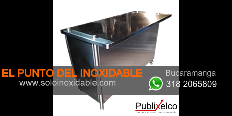 imagen mesa para empanadas de acero inoxidable