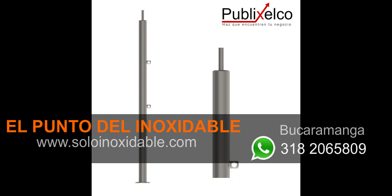 imagen de paral inoxidable para fabricacion de pasamanos