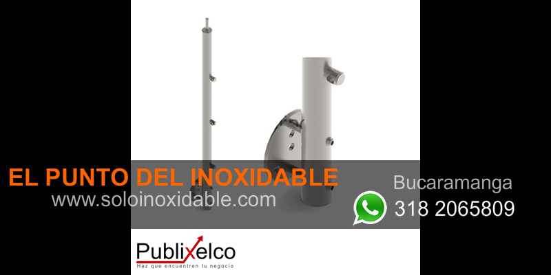 imagen de paral para fabricar pasamanos de acero inoxidable