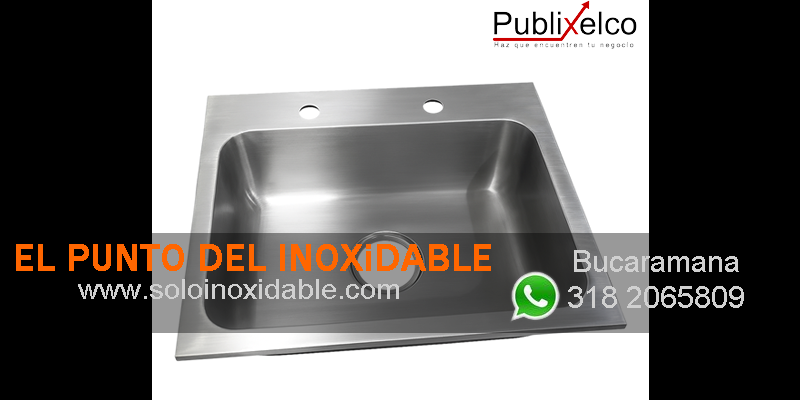 imagen de poceta para sobreponer radio largo inoxidable