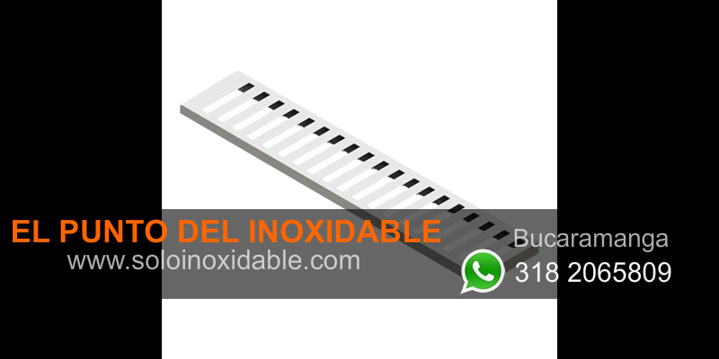 imagen de rejilla tipo 1 de acero inoxidable bucaramanga