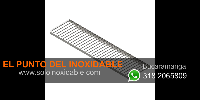 imagen de rejilla tipo 2 de acero inoxidable bucaramanga