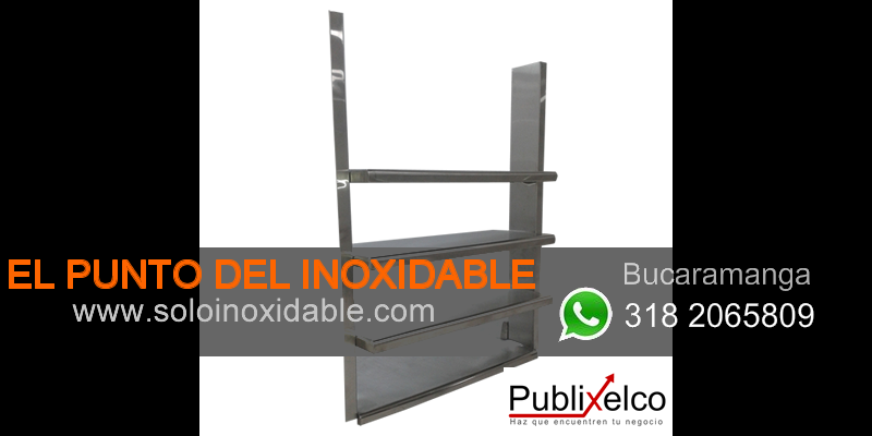 imagen repisa de acero inoxidable
