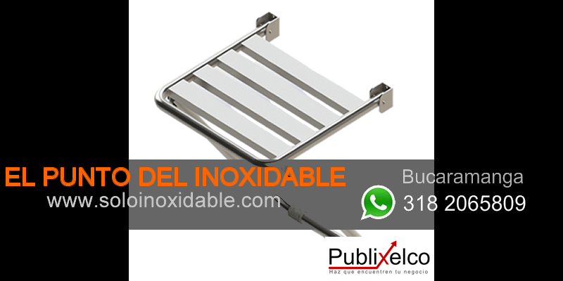imagen de silla para ducha de acero inoxidable