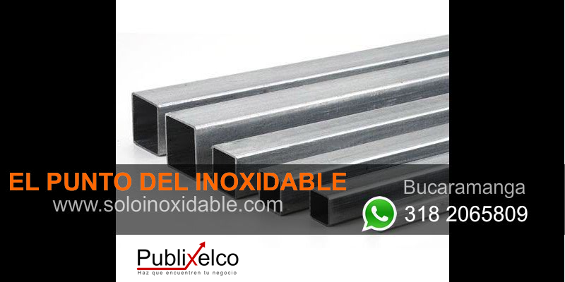 imagen de tubos cuadrados de acero inoxidable
