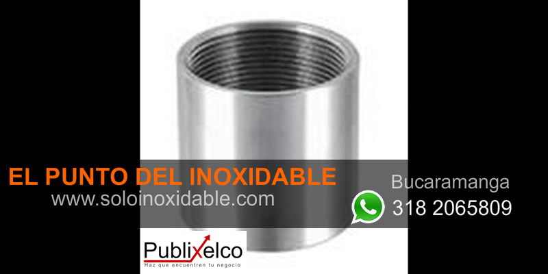 imagen de union roscada de acero inoxidable