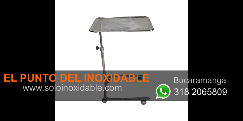 imagen de mesa de mayo de acero inoxidable